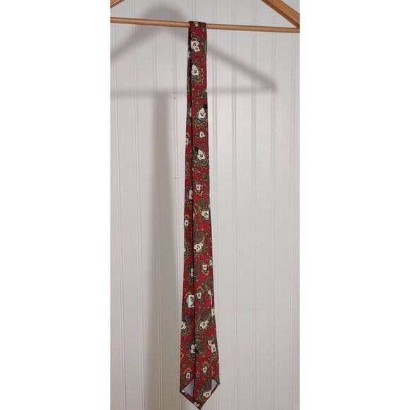 100% Silk Balacine The Tie Works Disney Mickey Mouse Tie - Picture 2 of 5